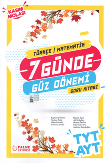 resm TYT AYT 7 Günde Güz Dönemi Türkçe - Matematik Soru Kitabı