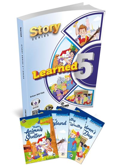 resm Learned English 5 Story Series