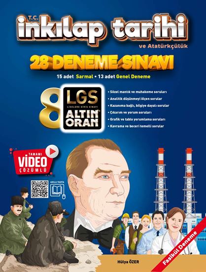 resm ALTIN ORAN 8.SINIF T.C.İNKILAP TARİHİ VE ATATÜRKÇÜLÜK 28 DENEME SINAVI