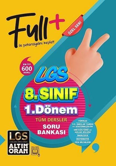 resm ALTIN ORAN 8.SINIF LGS 1.DÖNEM TÜM DERSLER SORU BANKASI
