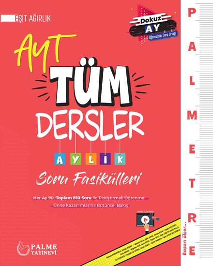 resm Palmetre Ayt Eşit Ağırlık Tüm Dersler Aylık Soru Fasikülleri