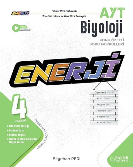 resm PALME YKS AYT ENERJİ BİYOLOJİ KONU ÖZETLİ SORU FASİKÜLLERİ