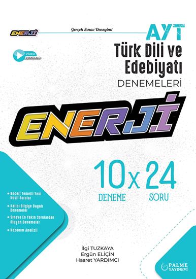 resm PALME ENERJİ YKS AYT EDEBİYAT 10 X 24 DENEME SINAVI VİDEO ÇÖZÜMLÜ