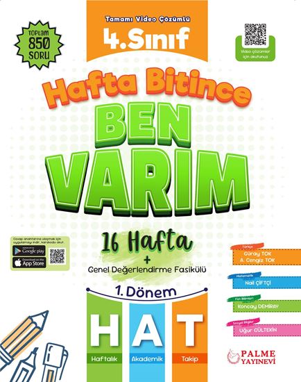 resm PALME 4.SINIF HAFTA BİTİNCE BEN VARIM (16 HAFTA) *YENİ*
