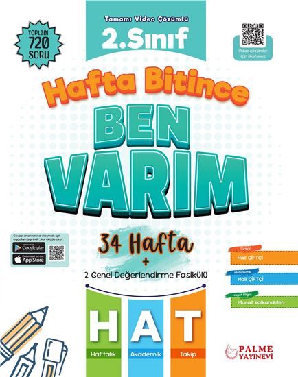 resm PALME 2.SINIF HAFTA BİTİNCE BEN VARIM (34 HAFTA) *YENİ*