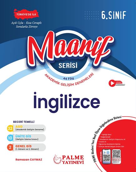 resm 6.SINIF MAARİF SERİSİ İNGİLİZCE HAFTALIK  DENEME (44 FÖY)