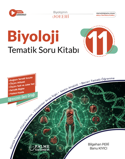 resm PALME 11.SINIF JOKER BİYOLOJİ TEMATİK SORU KİTABI