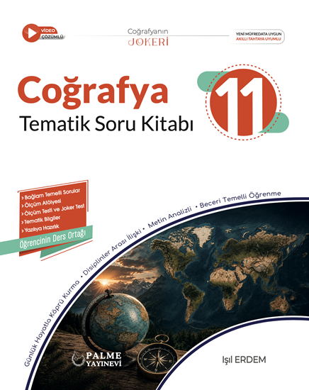 resm PALME 11.SINIF JOKER COĞRAFYA TEMATİK SORU KİTABI