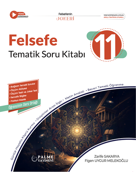 resm PALME 11.SINIF JOKER FELSEFE TEMATİK SORU KİTABI