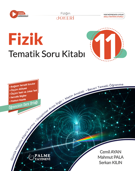 resm PALME 11.SINIF JOKER FİZİK TEMATİK SORU KİTABI