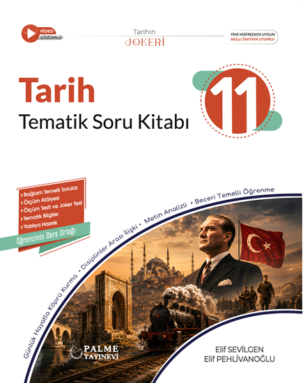 resm PALME 11.SINIF JOKER TARİH TEMATİK SORU KİTABI